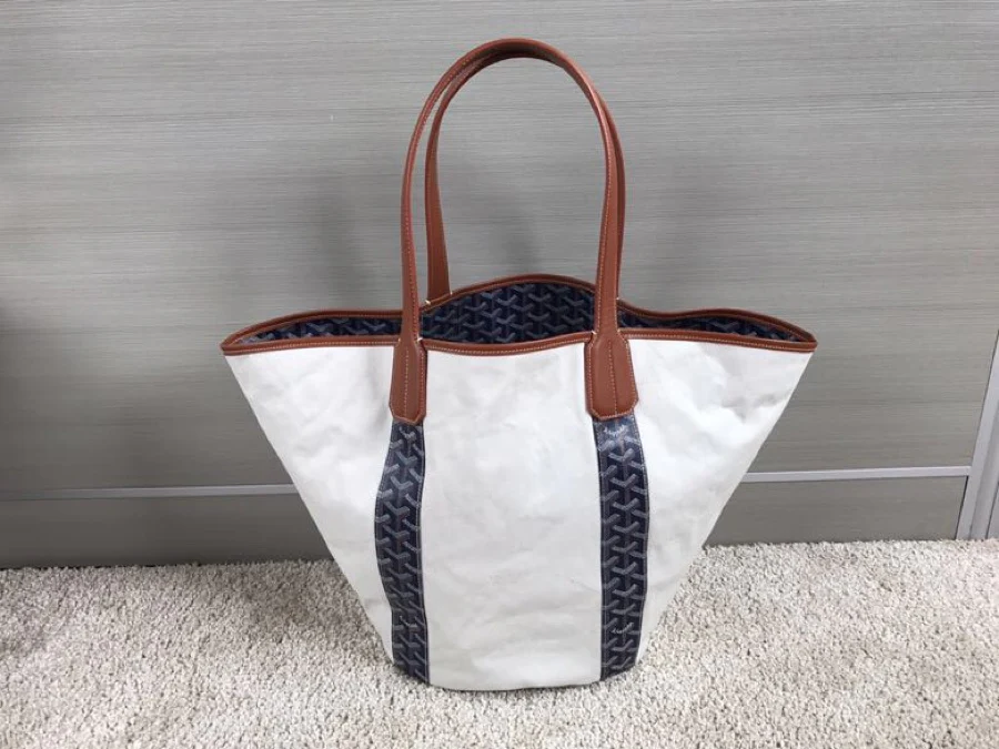 Новинка 2018 года от Goyard - в стиле Сунь Цзяня - двусторонняя пляжная сумка - синяя