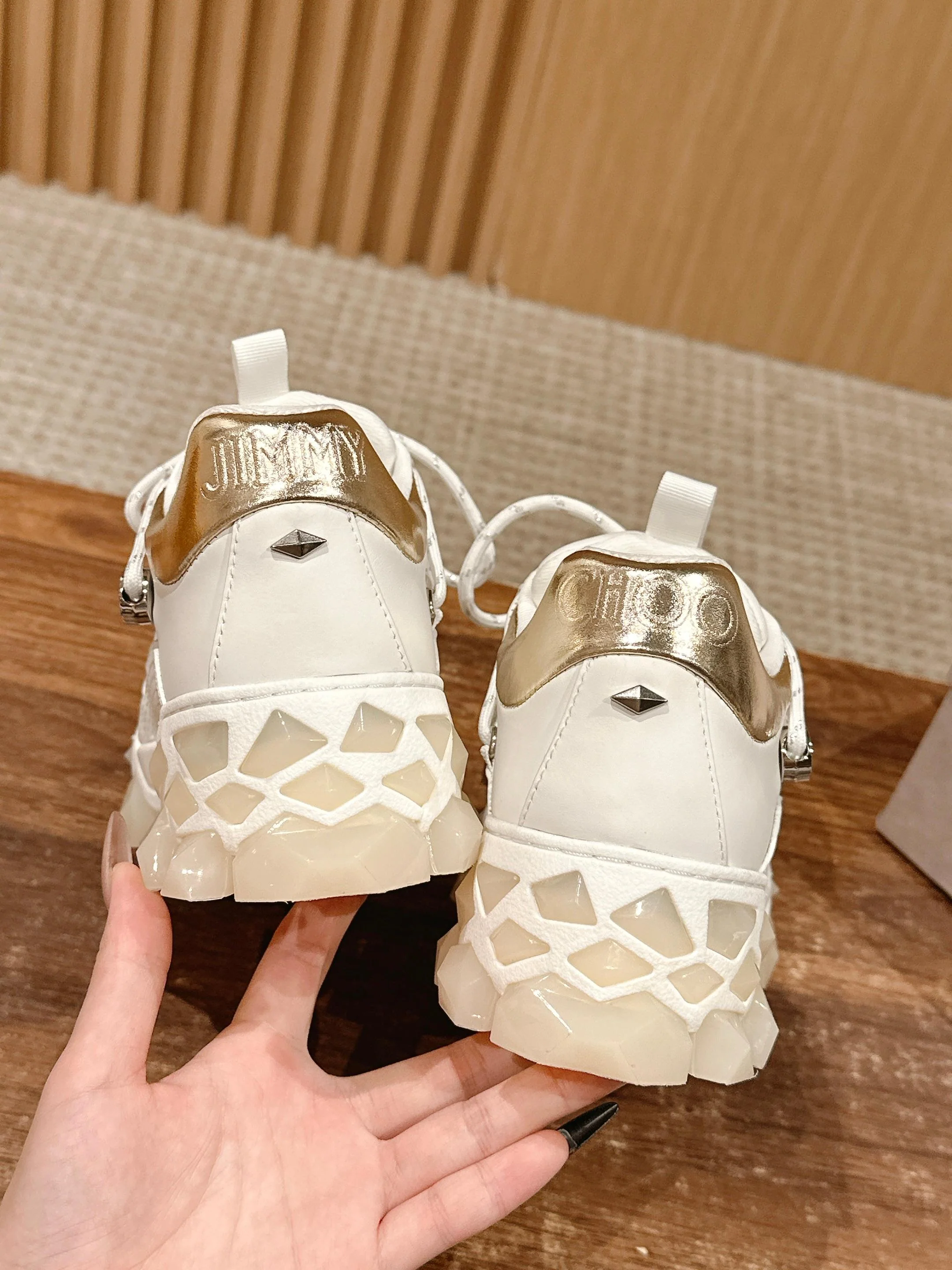 Парные кроссовки Jimmy Diamond Dad Shoes - белые