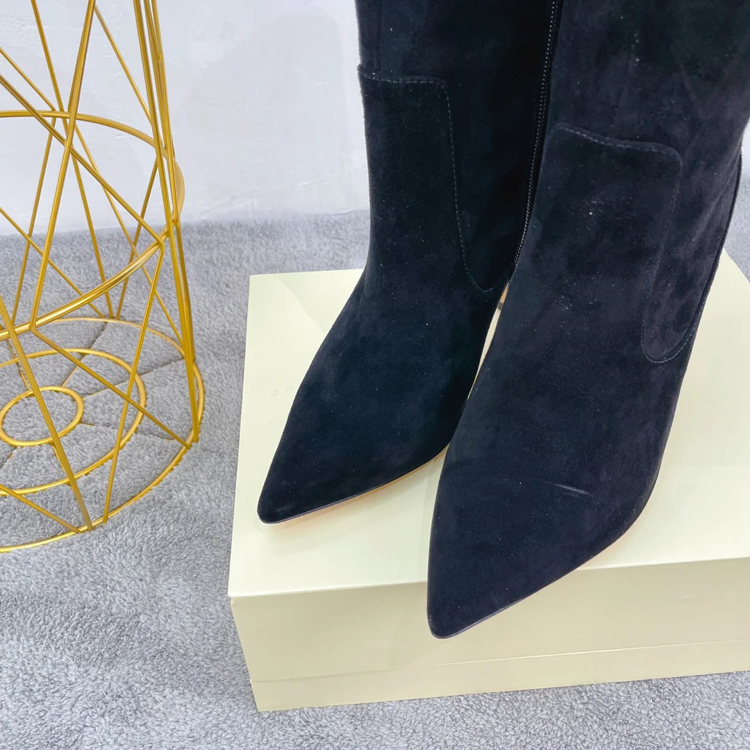 Новинка сезона осень/зима 2022 от Jimmy - Ботильоны на шпильке - Черные - 1