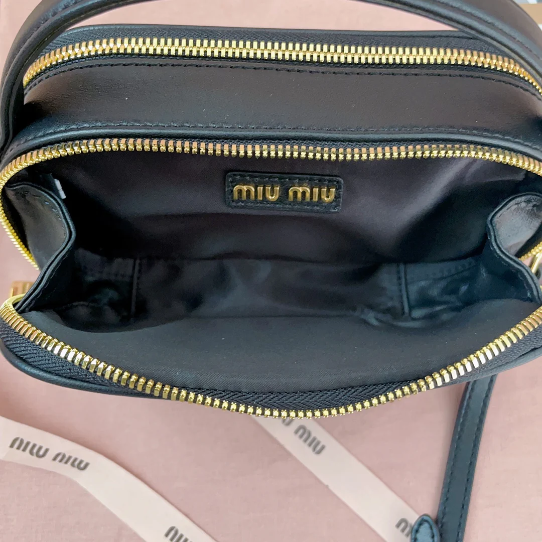 Сумка для ланча Miu Miu-5bh229 из мягкой овечьей кожи
