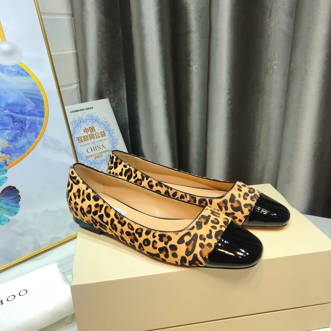Балетки Jimmy с леопардовым принтом