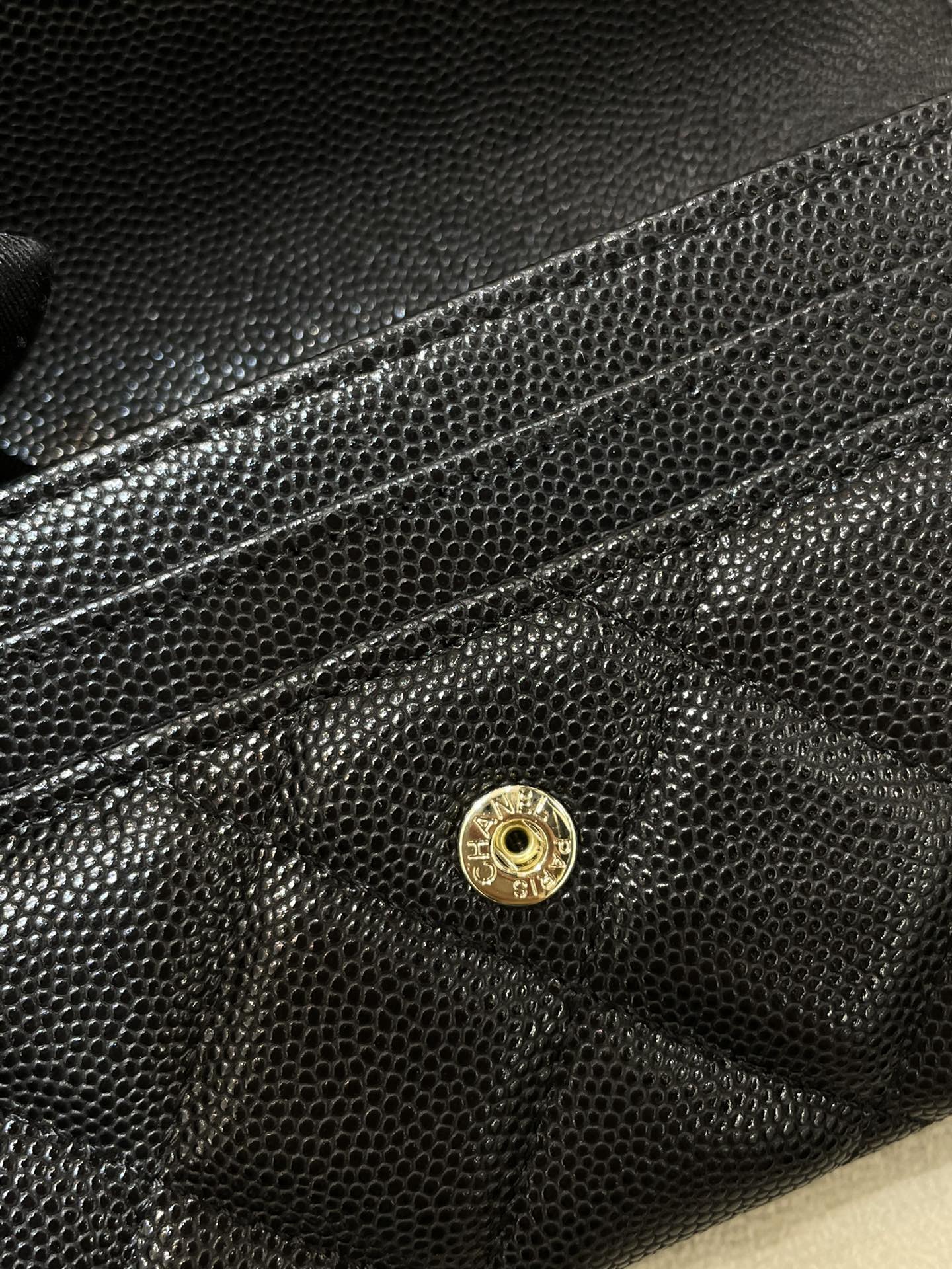 Chanel-双拼宝石双C 翻盖长夹