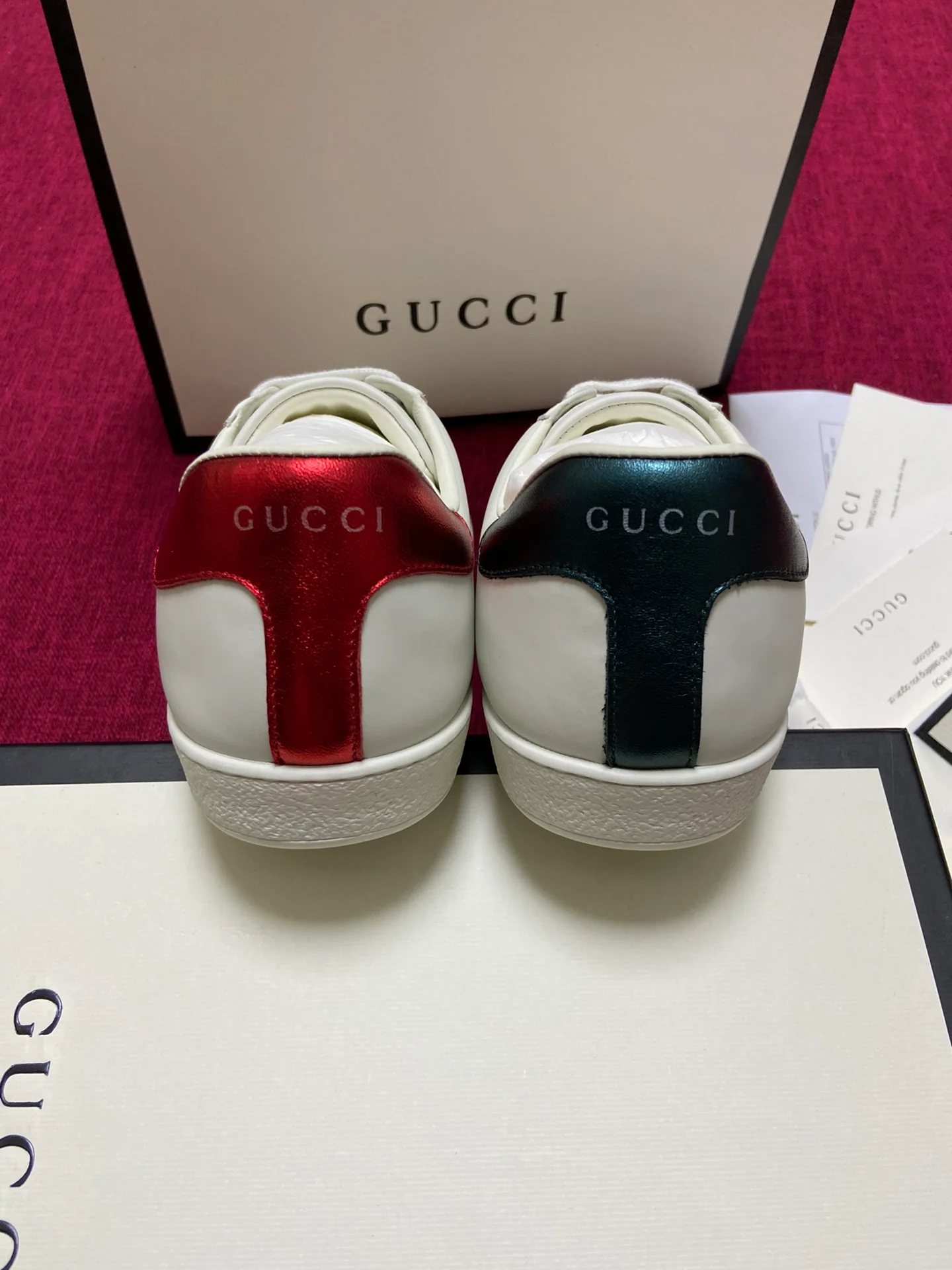 Gucci - Белые кроссовки - Кроссовки - Повседневная обувь - 6