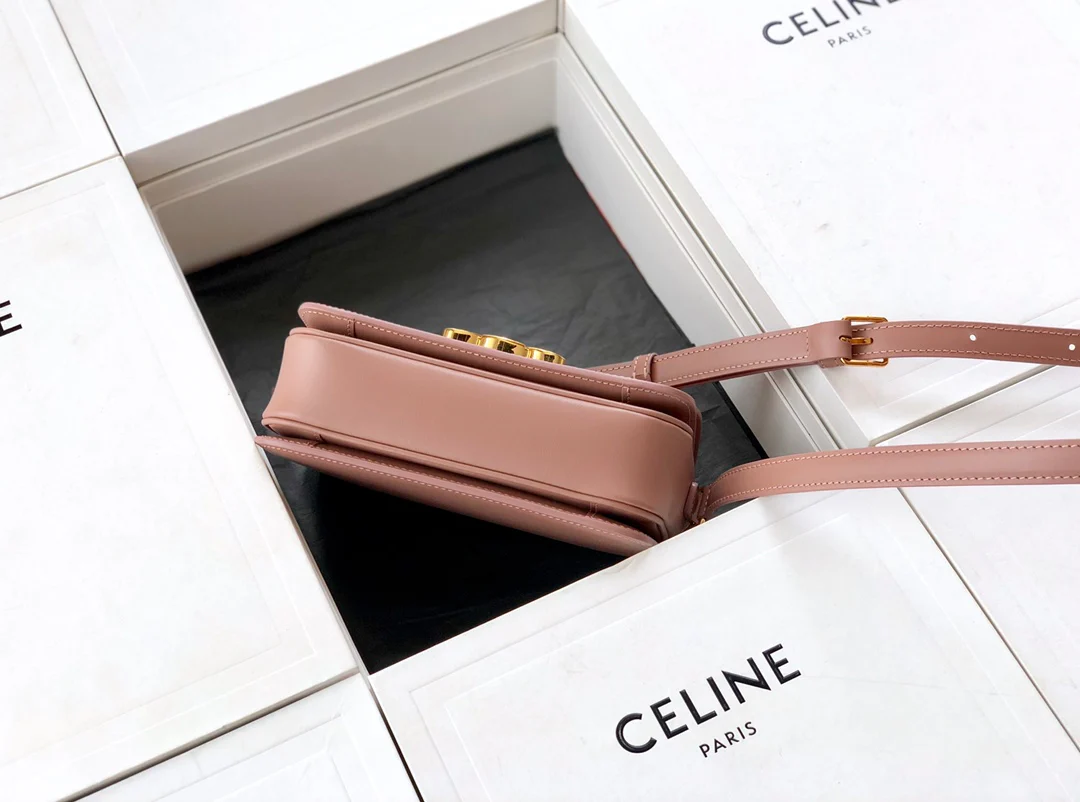 Сумка Celine Triomphe из телячьей кожи - подростковая - 18 - 5 см - 6