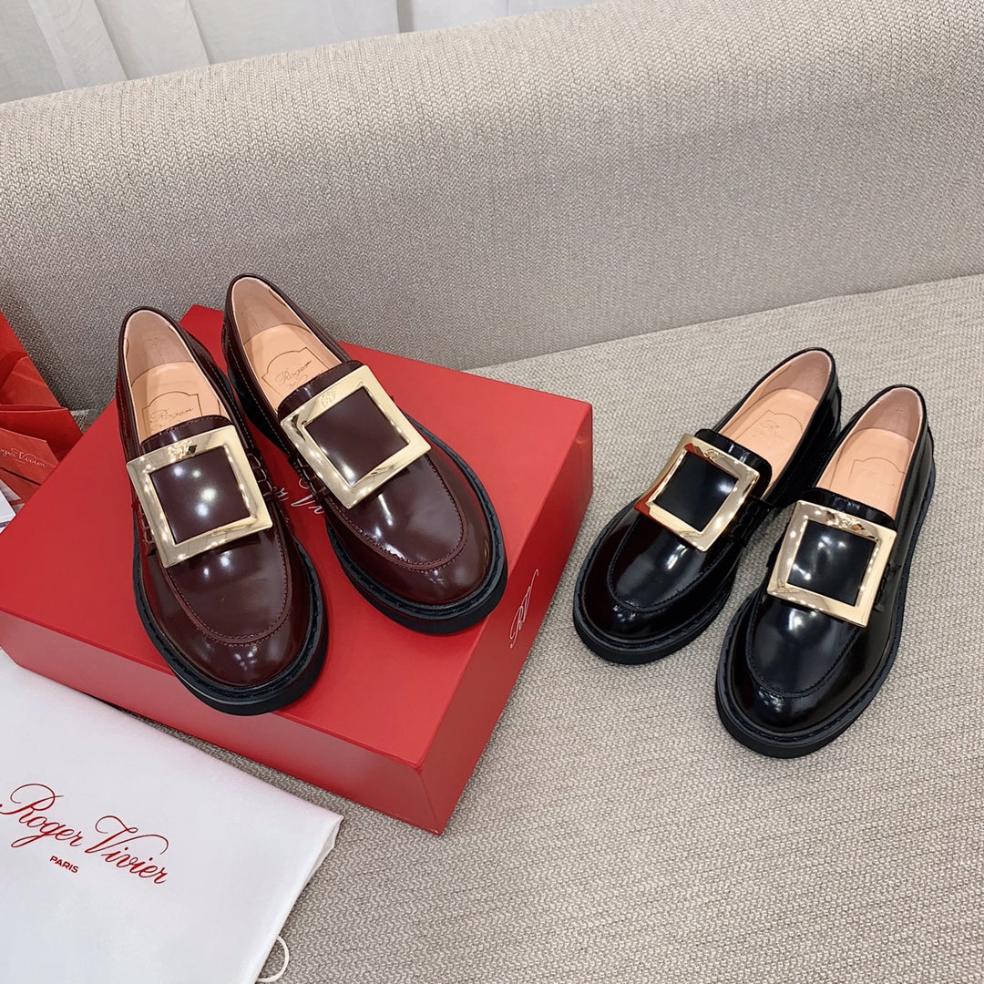 Обувь RV - 22ss - Гладкие туфли Alo с бусинами