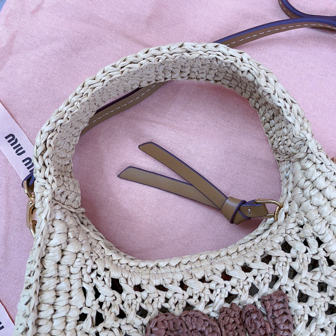 Сумка Miu Miu-wander-straw
