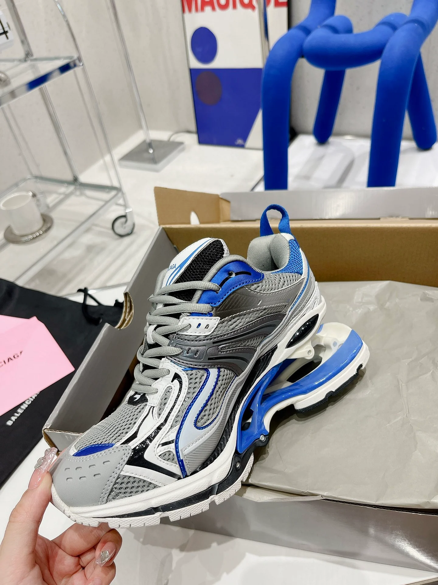 Balenciaga Ретро Весенние Массивные Туфли Парные - 2