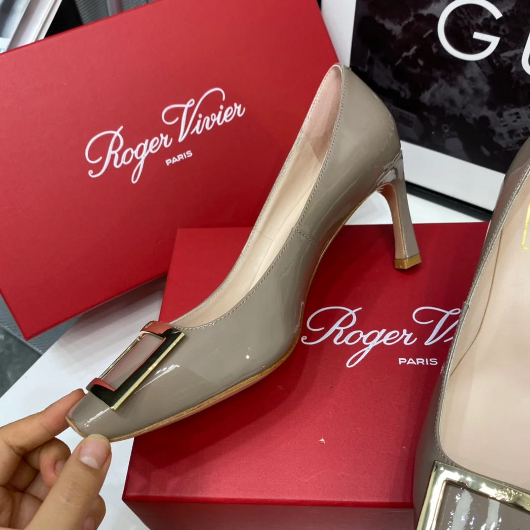 Каблук-банан RV-7-5 см - цвет хаки