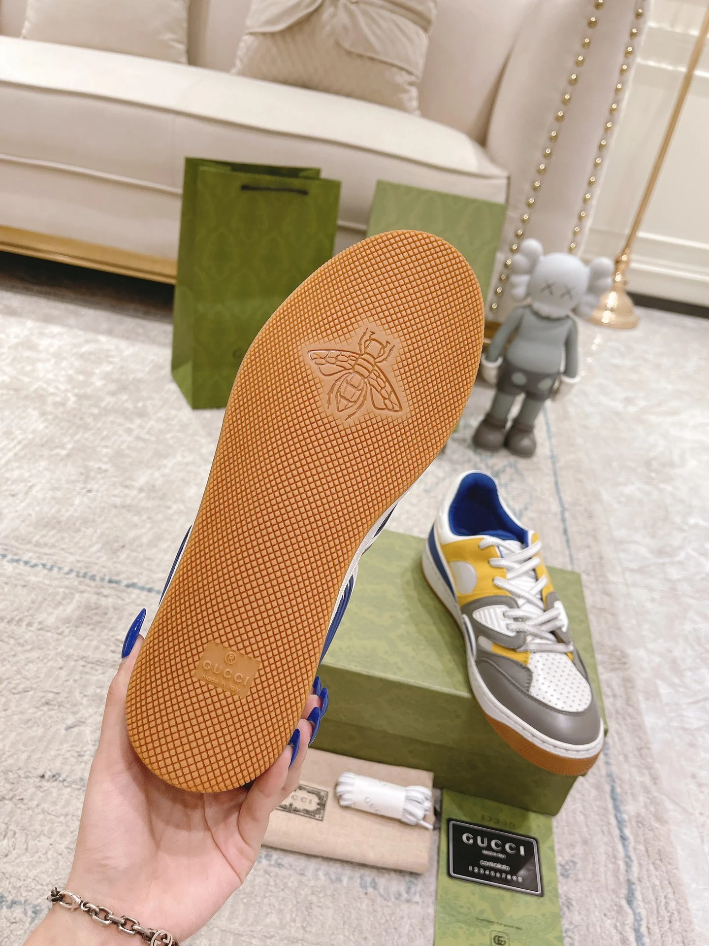 Коллекция Gucci с Недели моды в Милане 2022 — Корзина — Серия кроссовок — Парный стиль — 1