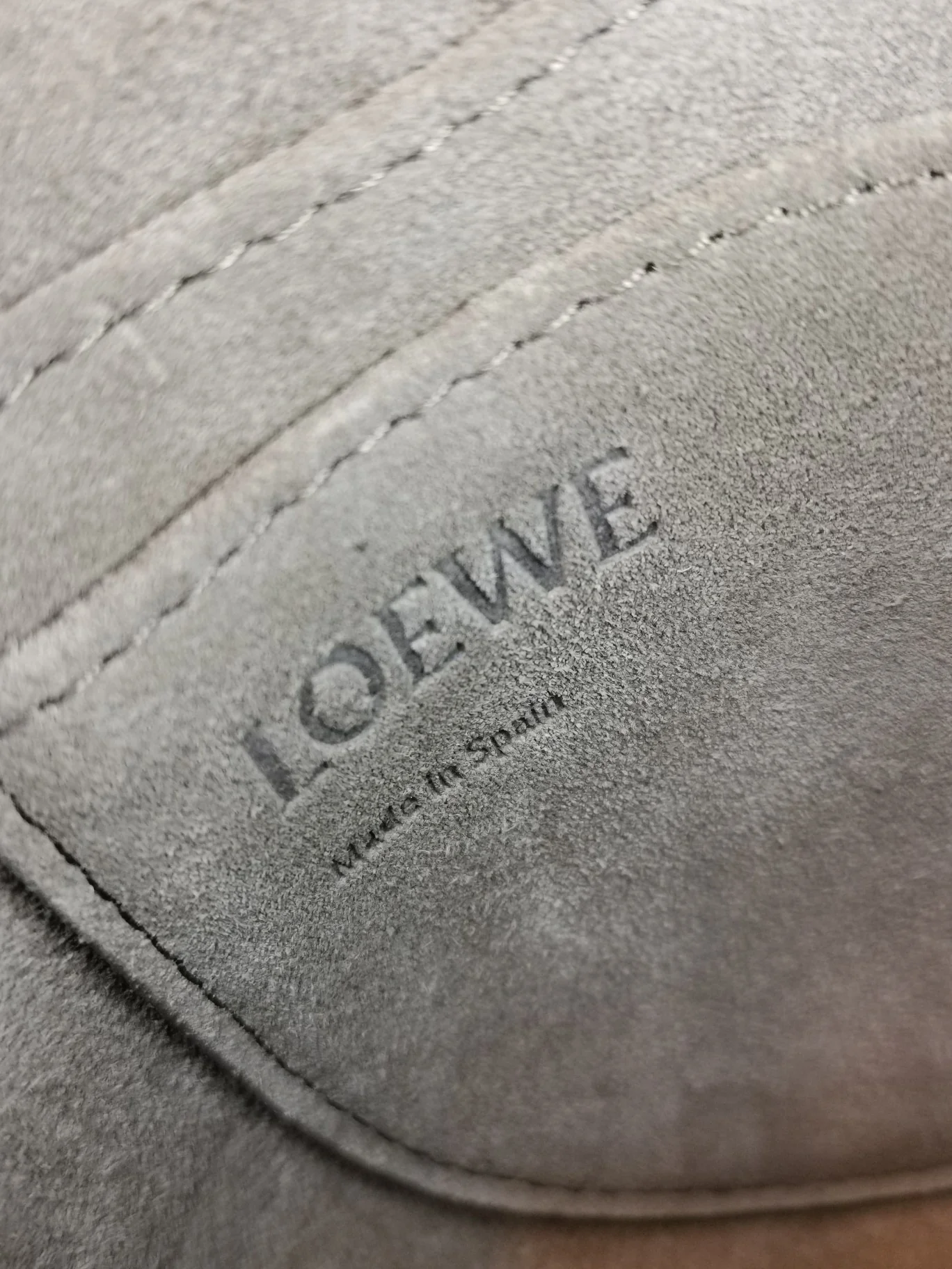 Мини-юбка Loewe Gate из холста и кожи