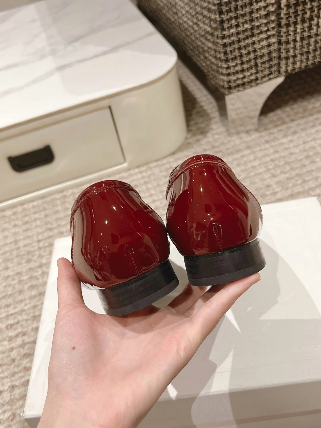 Celine - Британский стиль 2024 - Лоферы - Красные