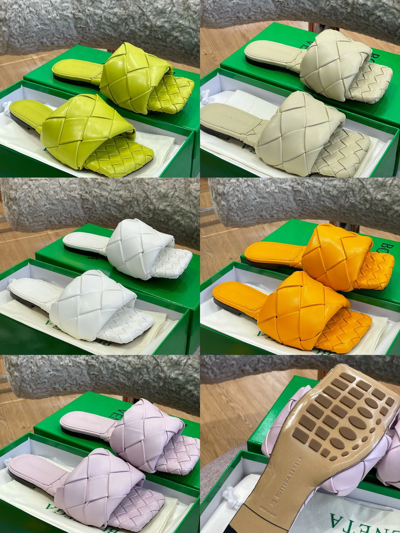 BV - Коллекция плетеных тапочек