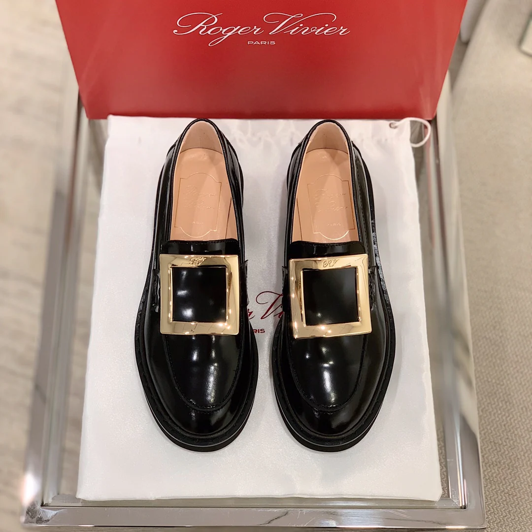 Обувь RV - 22ss - Гладкие туфли Alo с бусинами