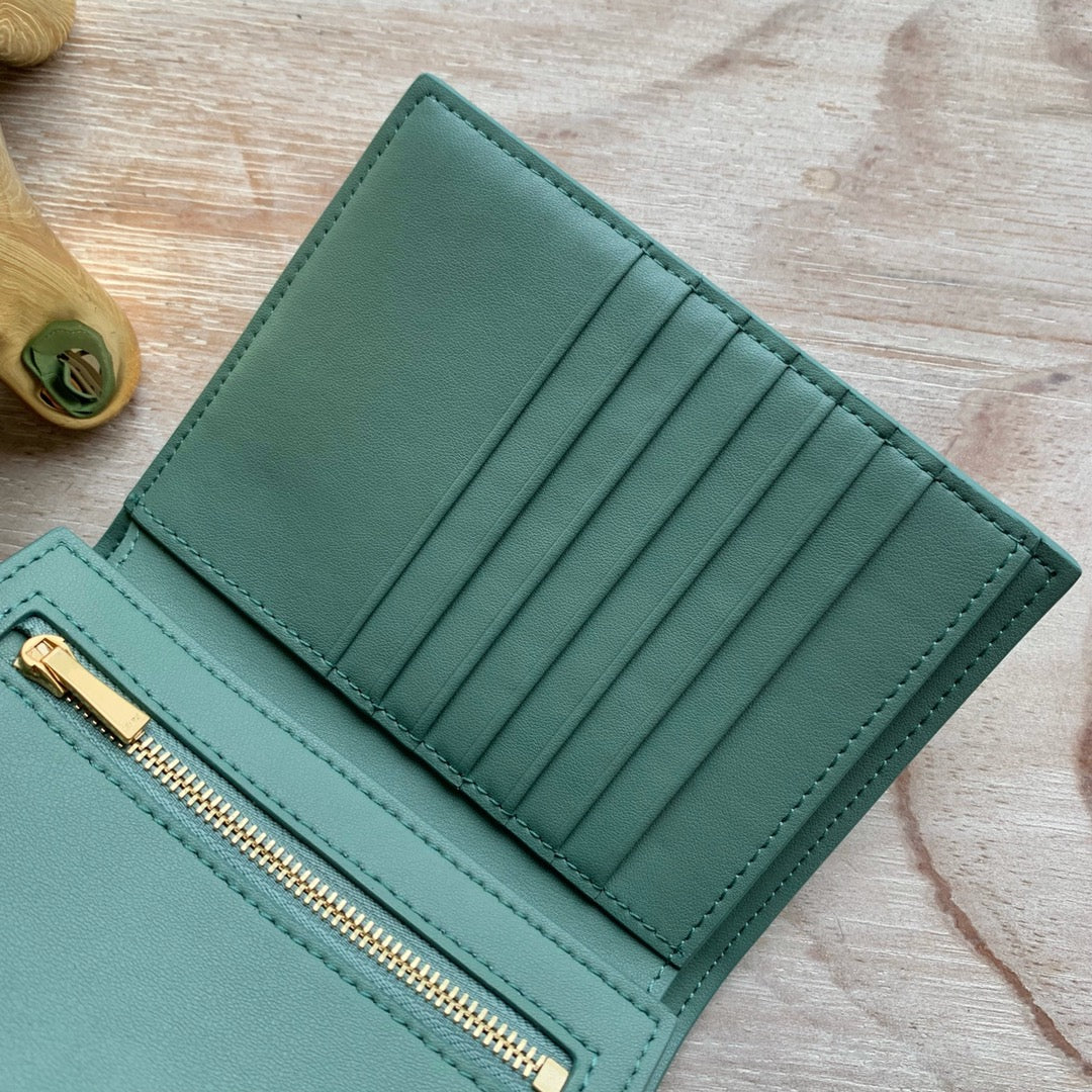 Кошелек Celine Strap из зернистой телячьей кожи - 6