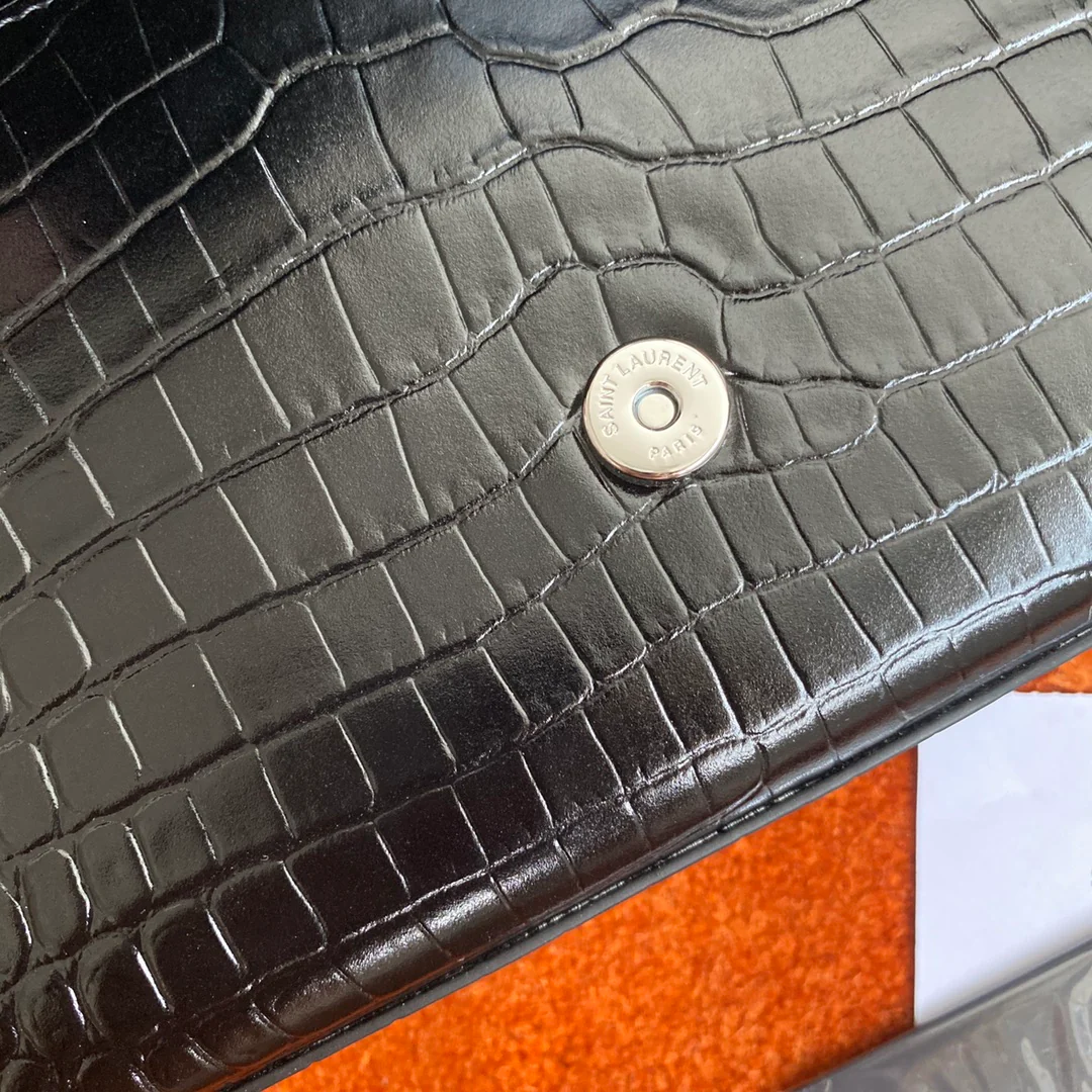 Сумка YSL Kate с цепочкой и крокодиловым принтом - Маленькая - 1 шт.