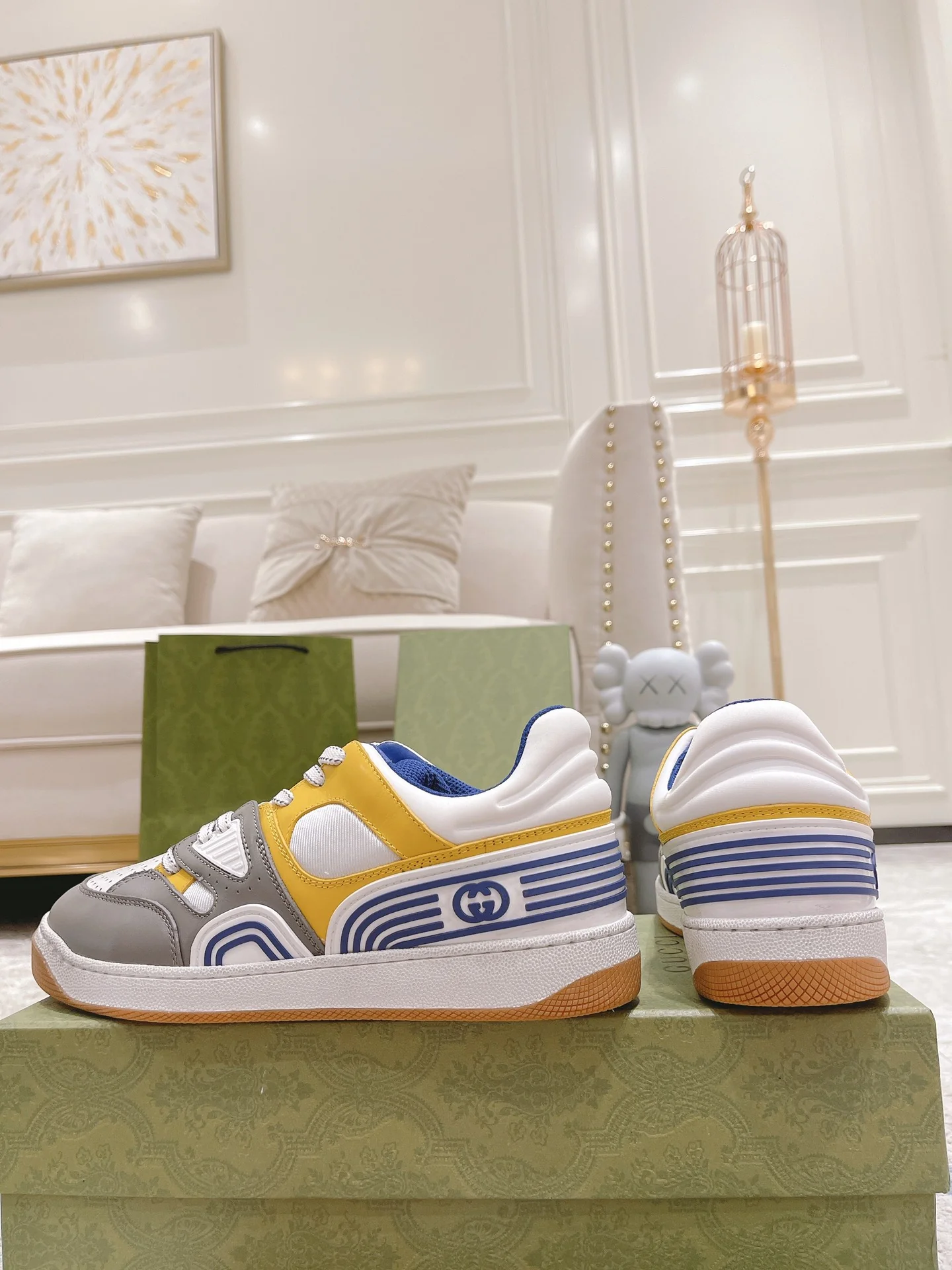 Коллекция Gucci с Недели моды в Милане 2022 — Корзина — Серия кроссовок — Парный стиль — 1