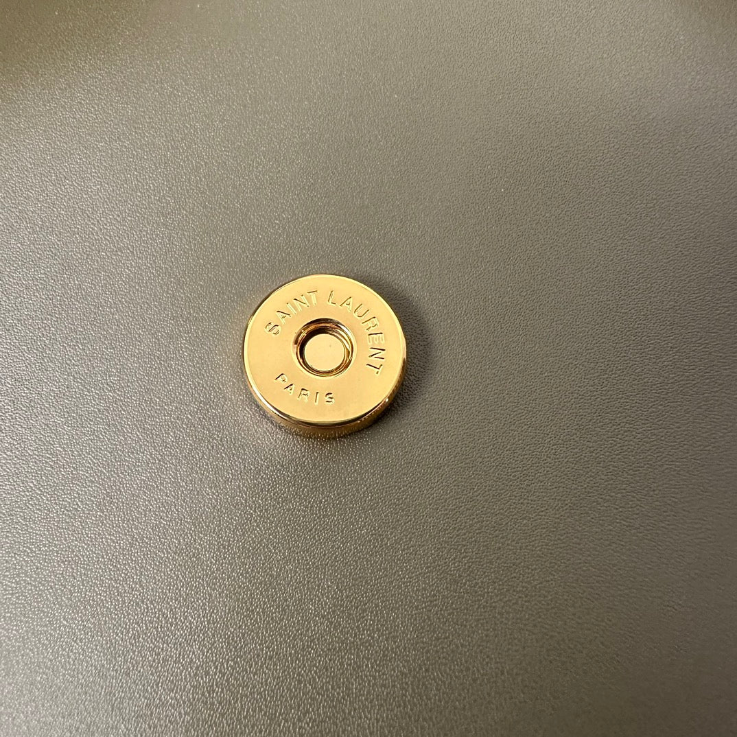 Сумка-седло YSL-Kaia, оливково-зеленая