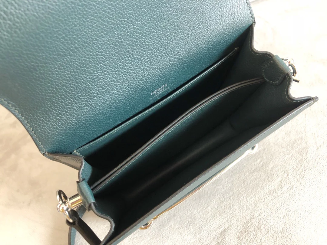 Hermes Roulis 19 - Сосново-зеленый - Золотая пряжка