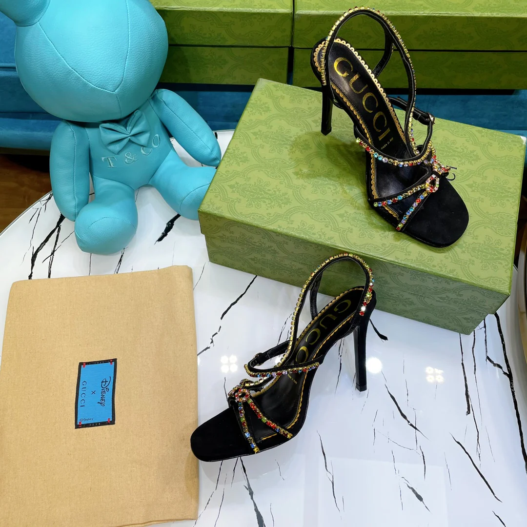 Босоножки на высоком каблуке Gucci - 1