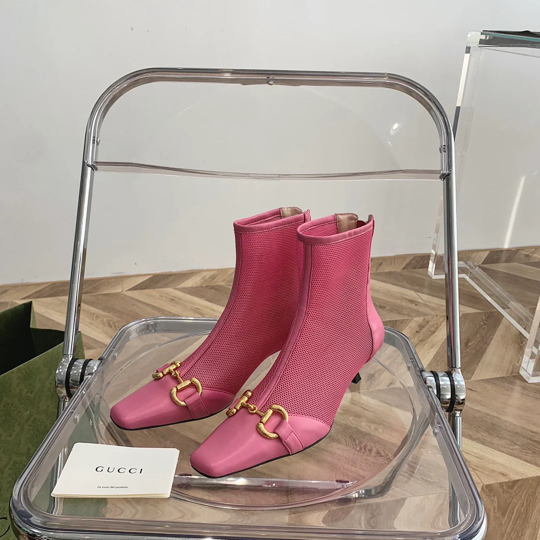 Ботильоны Gucci Street с пряжкой на низком каблуке