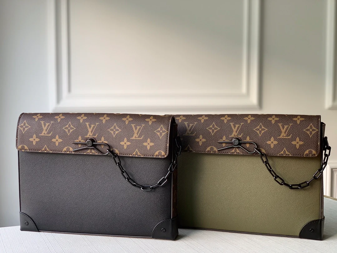 lv-m30583-pochette-voyage-steamer клатч-черный