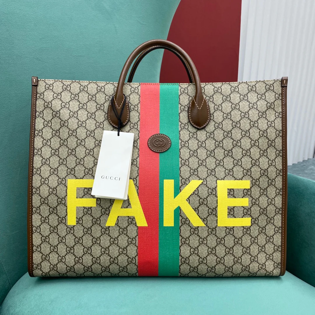 Gucci-FACK NOT系列-托特包