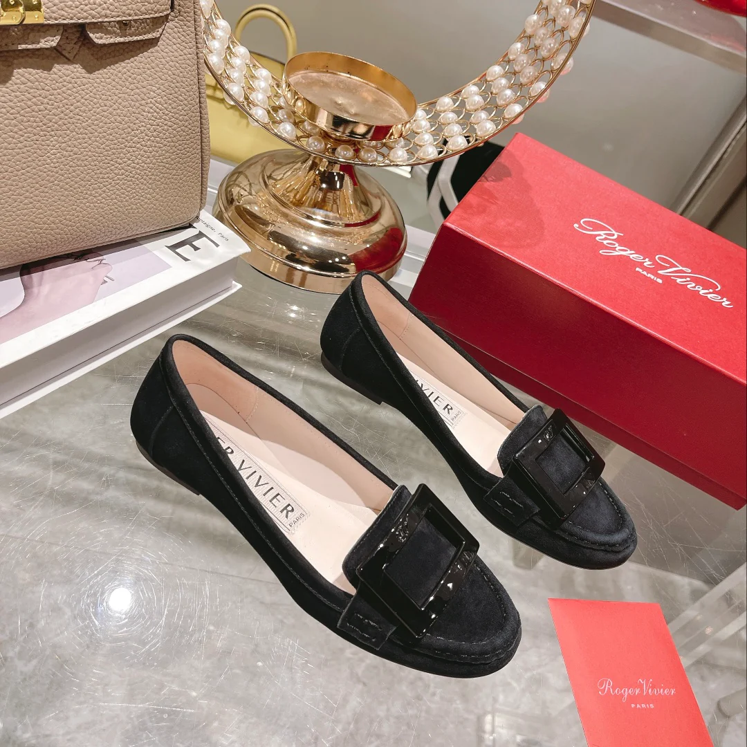 Обувь RV - Коллекция осень/зима 2022 - Туфли на плоской подошве - Черные - 1