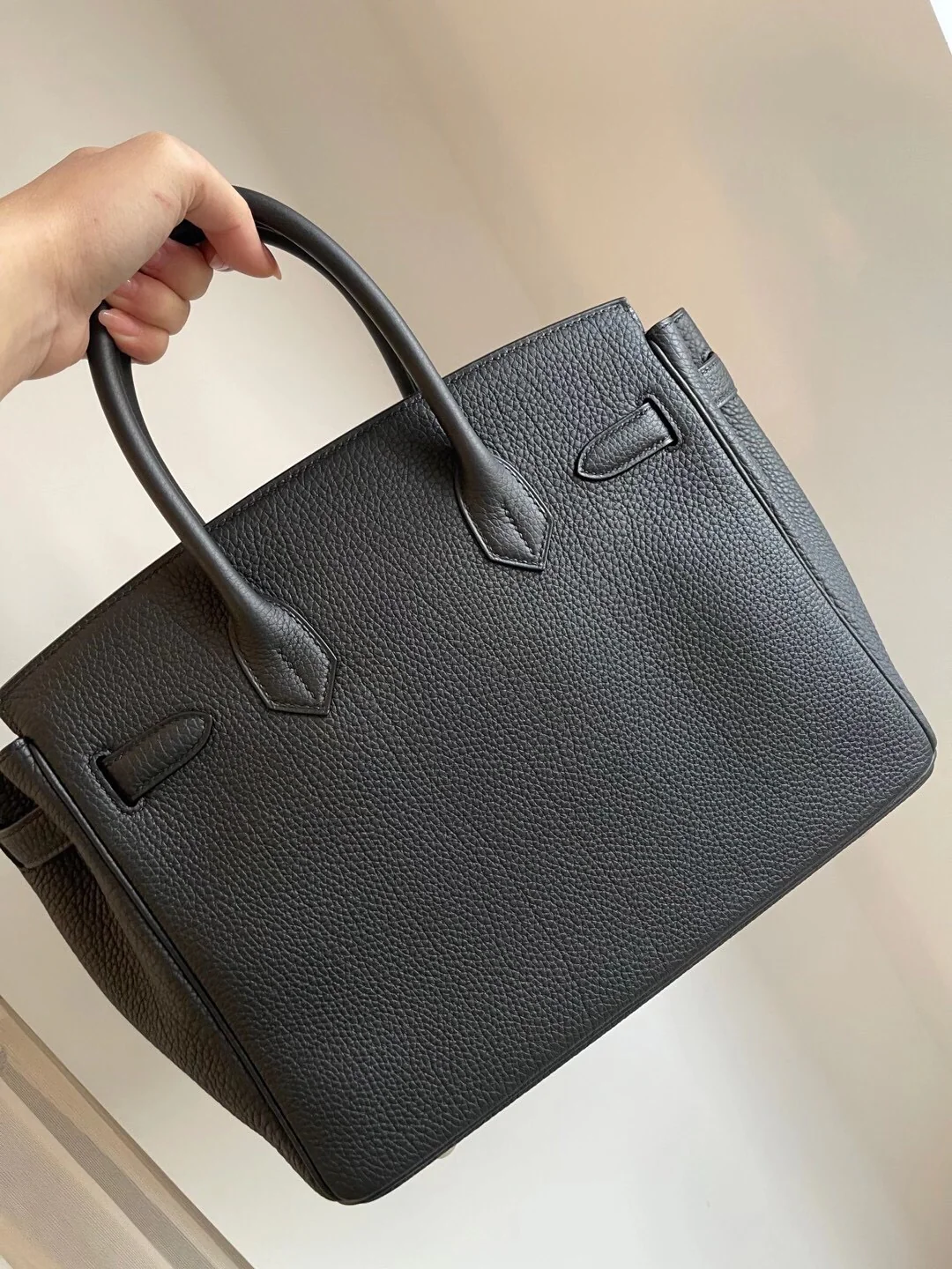 Сумка Hermes Birkin 30 Togo Black с золотой пряжкой