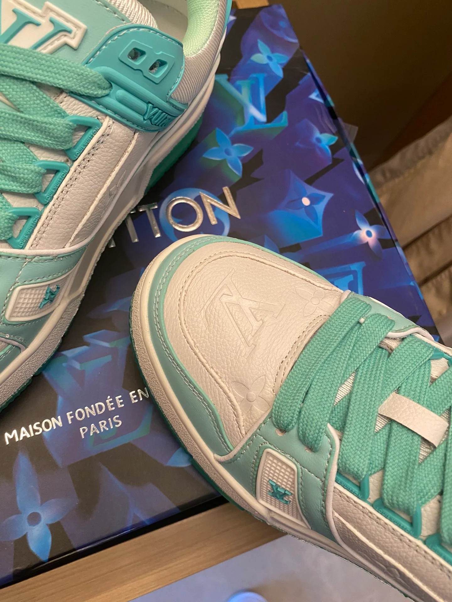 Обувь LV - кроссовки LV Trainer - 19