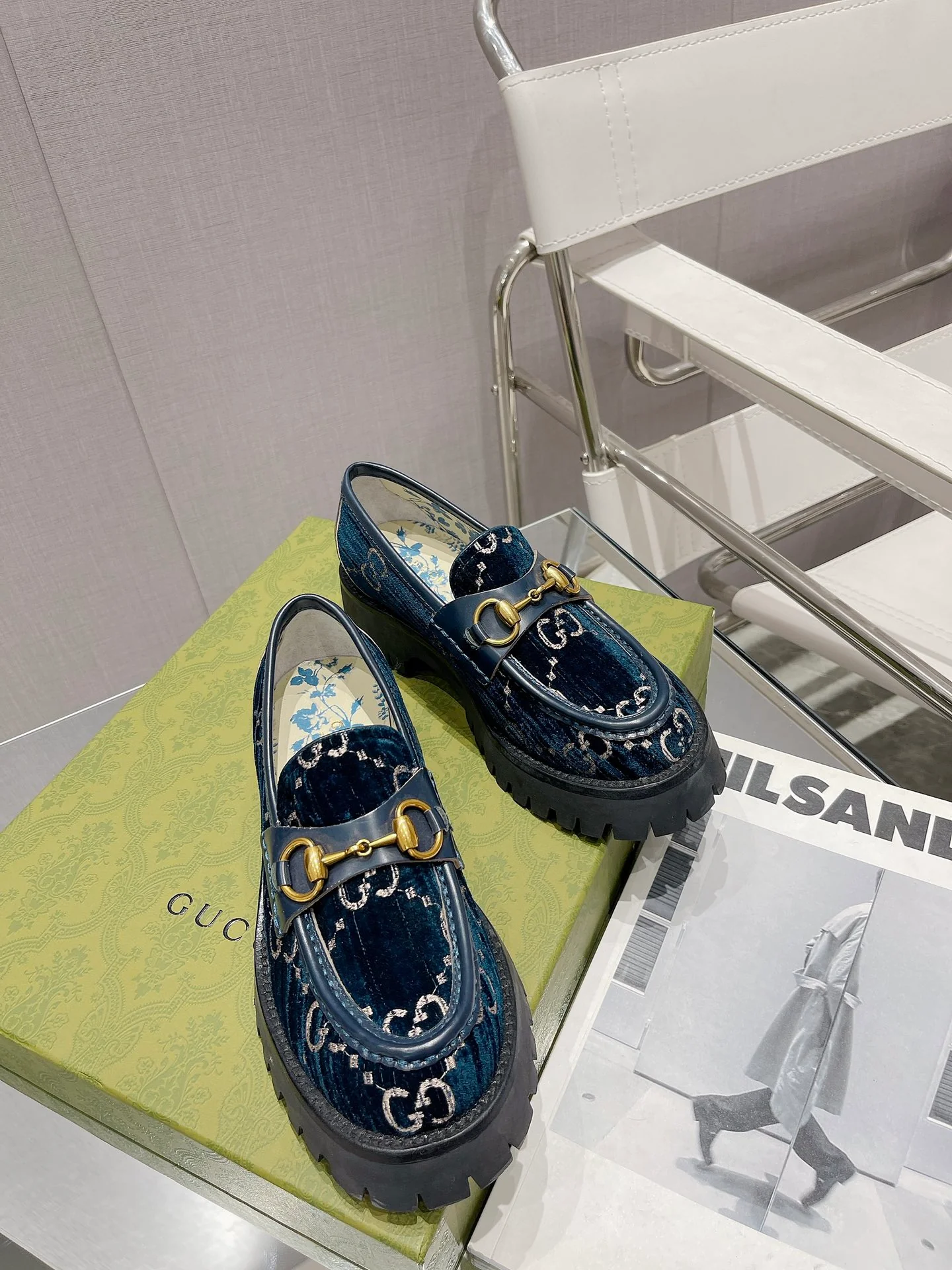 Gucci - Bee - Лоферы на платформе