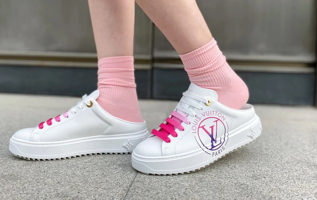 LV - Кроссовки на платформе - Повседневная обувь - Кроссовки - Тапочки