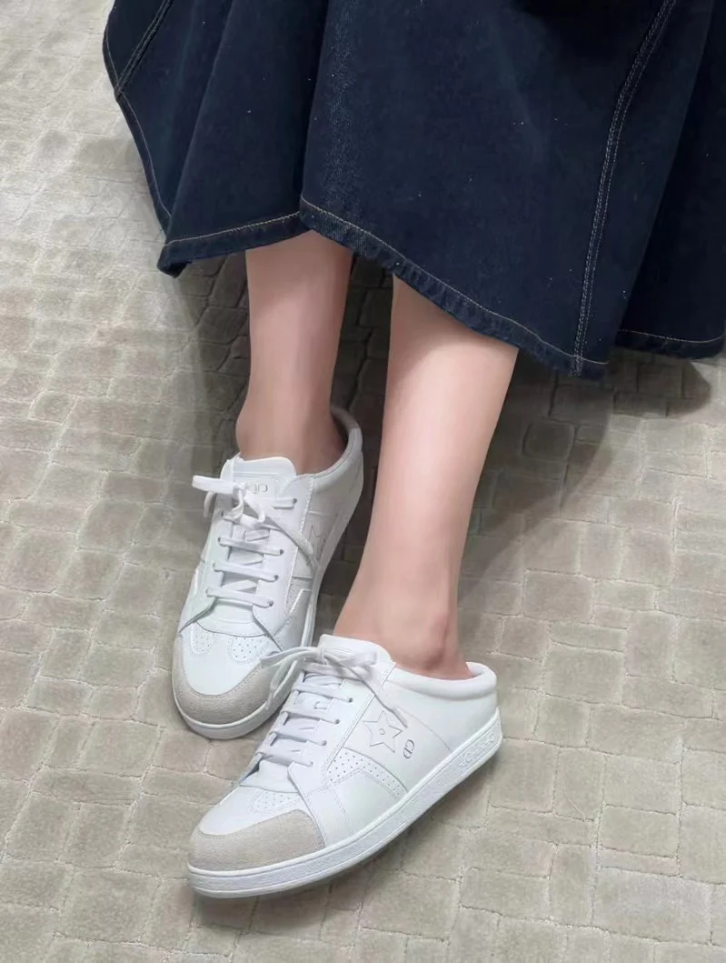 Dior - Кожаные кроссовки - Повседневная обувь - На фото - Белые