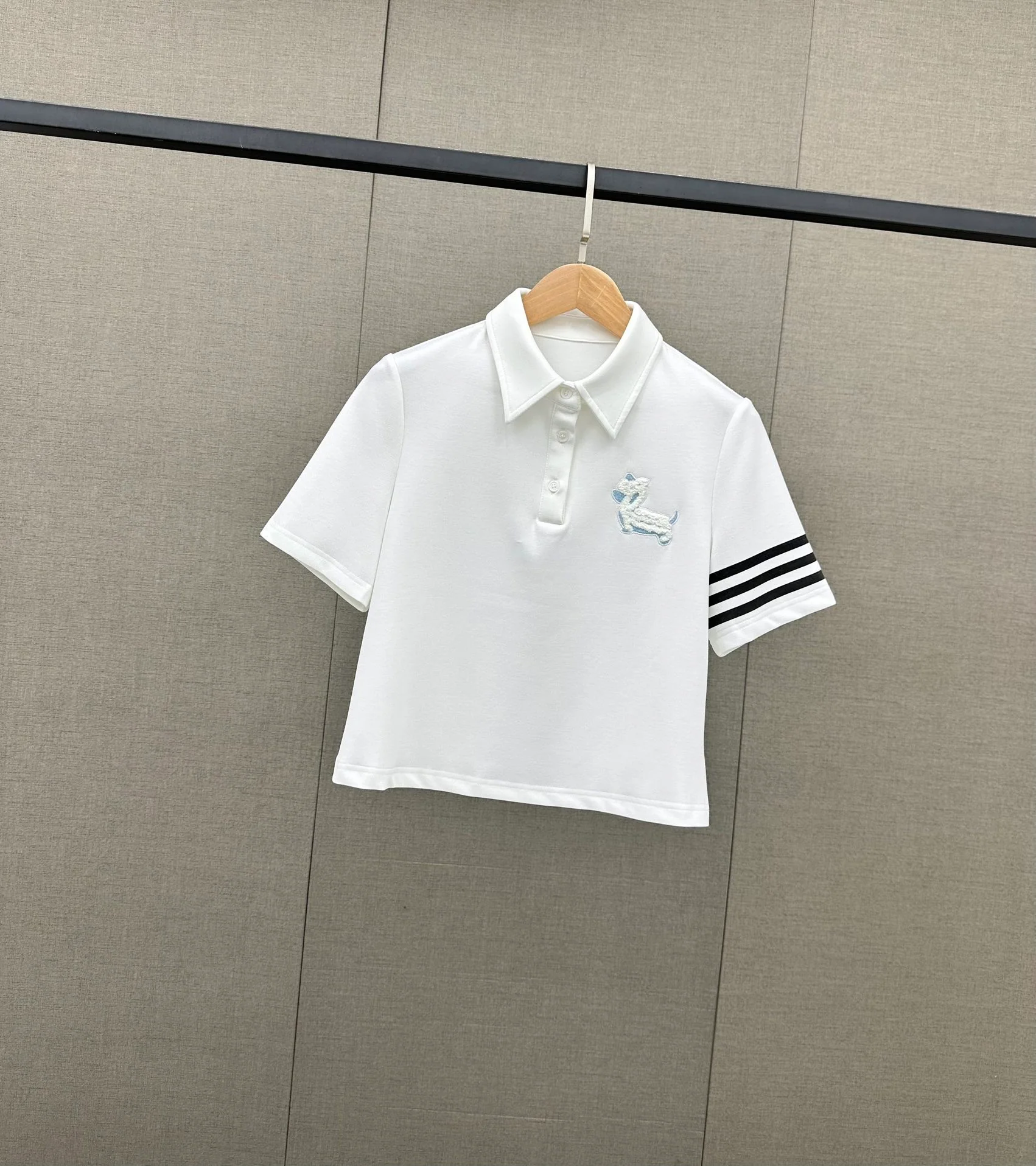 Футболка-поло в стиле Chanel - 2403 - Преппи