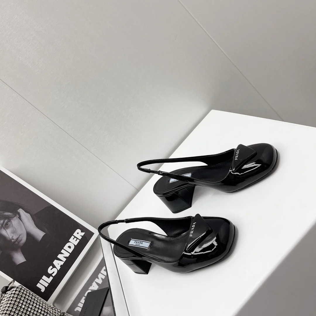 Туфли Prada - Prada - туфли на массивном каблуке - Мэри Джейн - сандалии