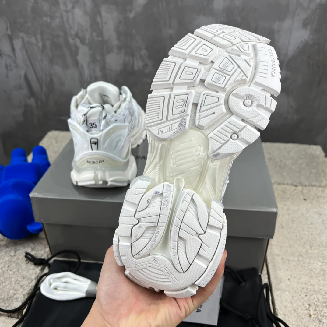 Кроссовки Balenciaga Runner - унисекс - белые