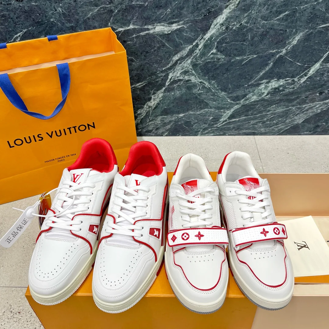 LV - Кожаные кроссовки - Повседневная обувь - Мужские - 5