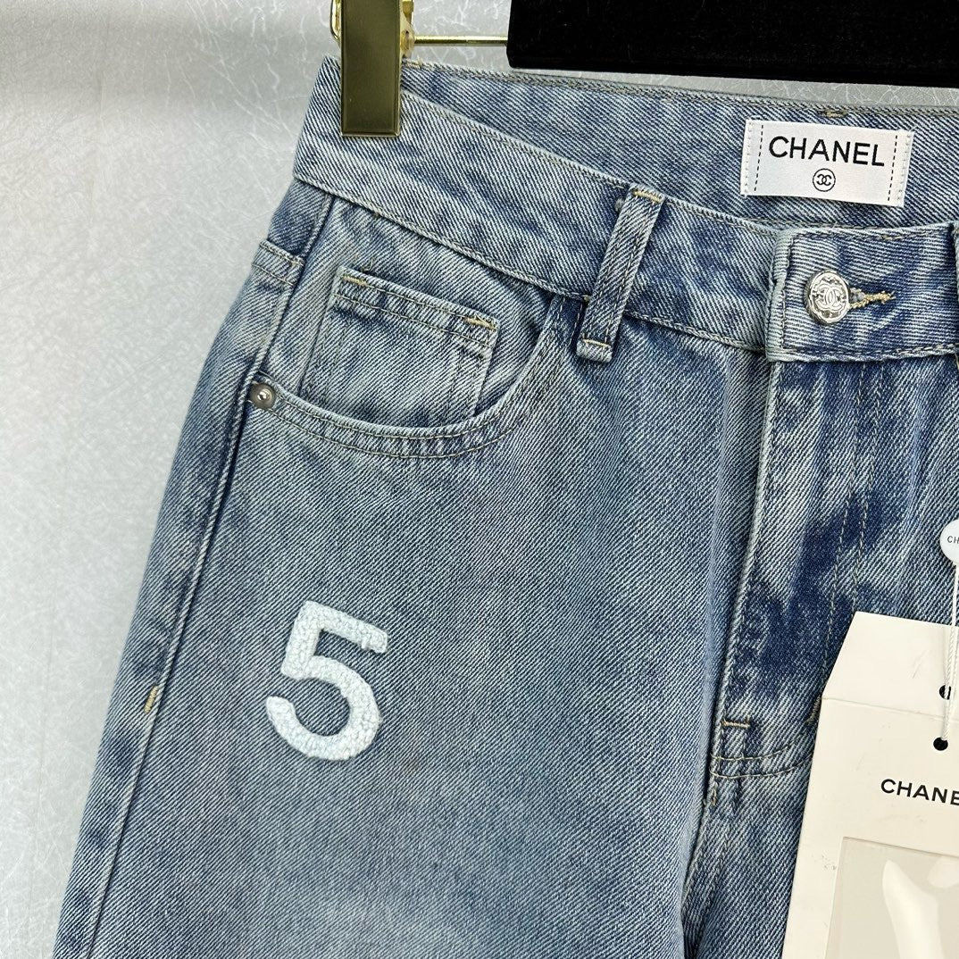 Широкие брюки Chanel 2403 Camellia