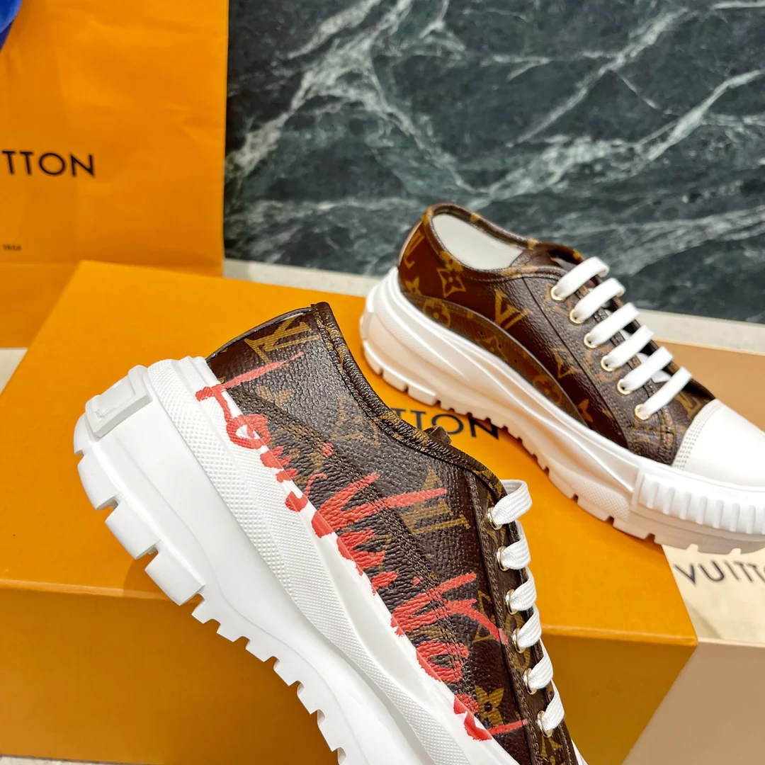 Обувь LV - LV Squad - классический кожаный стиль