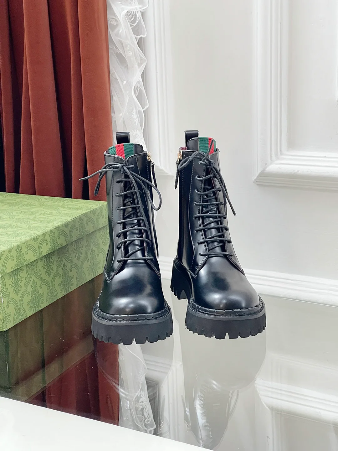 Ботинки Gucci Dr. Martens 2024 — черные