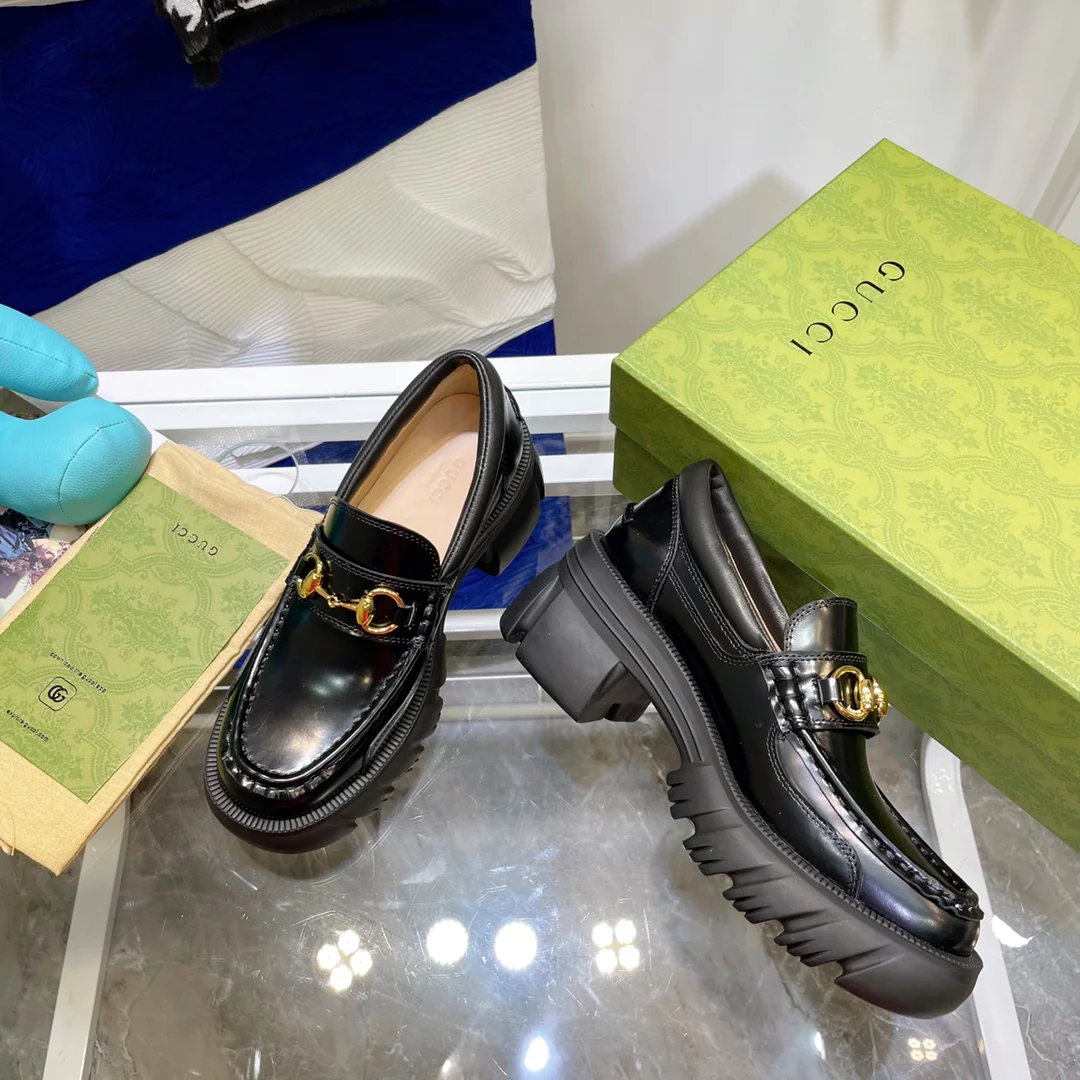 Лоферы на платформе Gucci