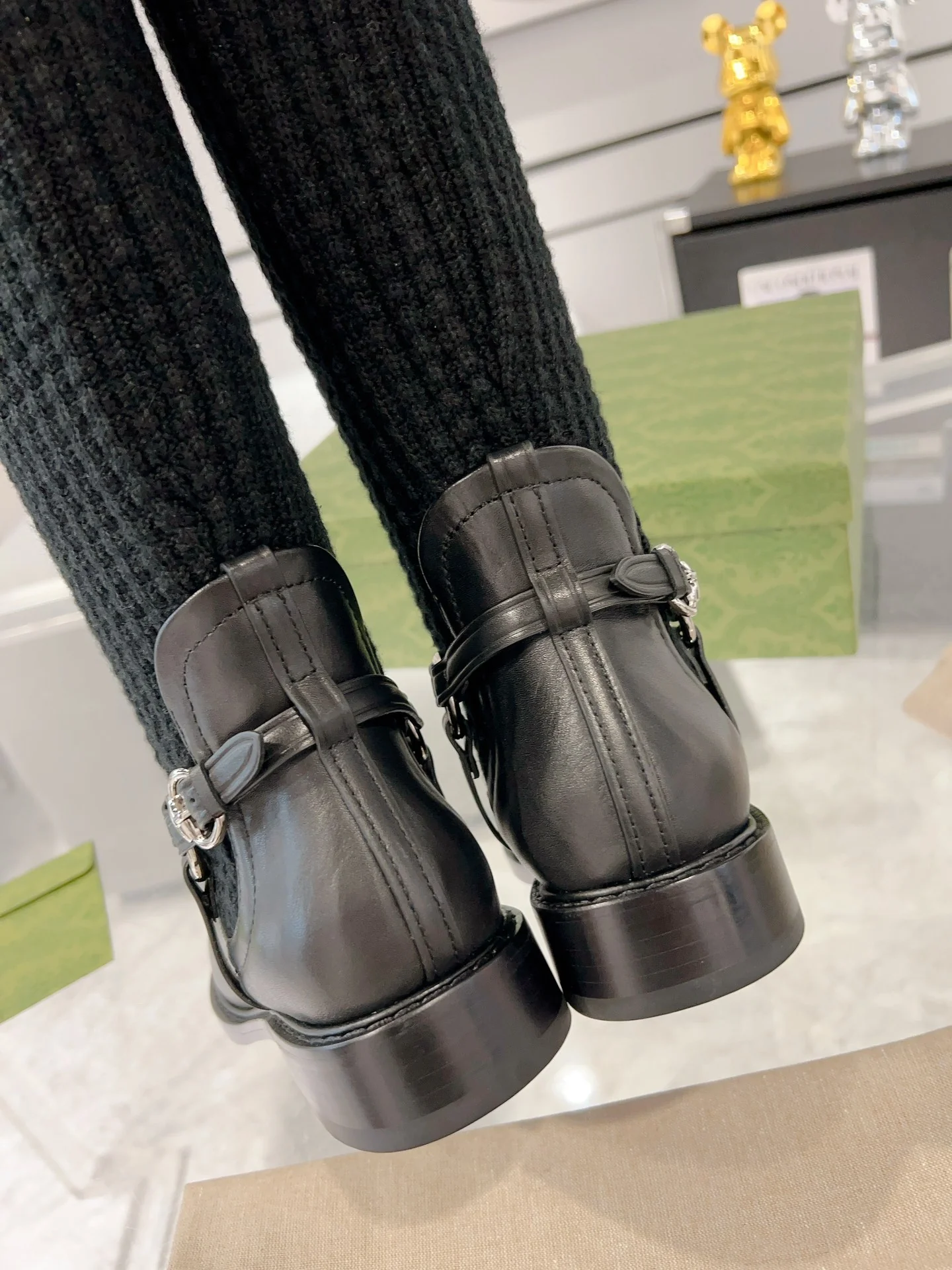 Gucci - Новинка сезона осень/зима 2023 - Шерстяные сапоги до колена