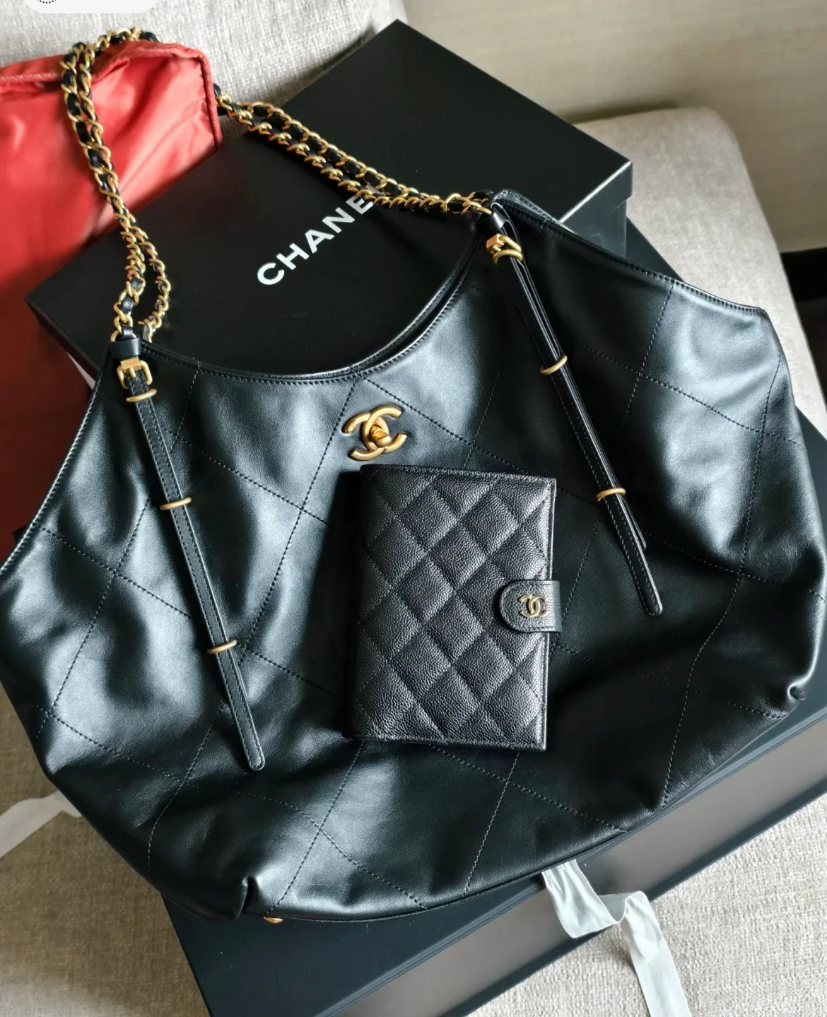 Большая сумка-шоппер 25s - черная