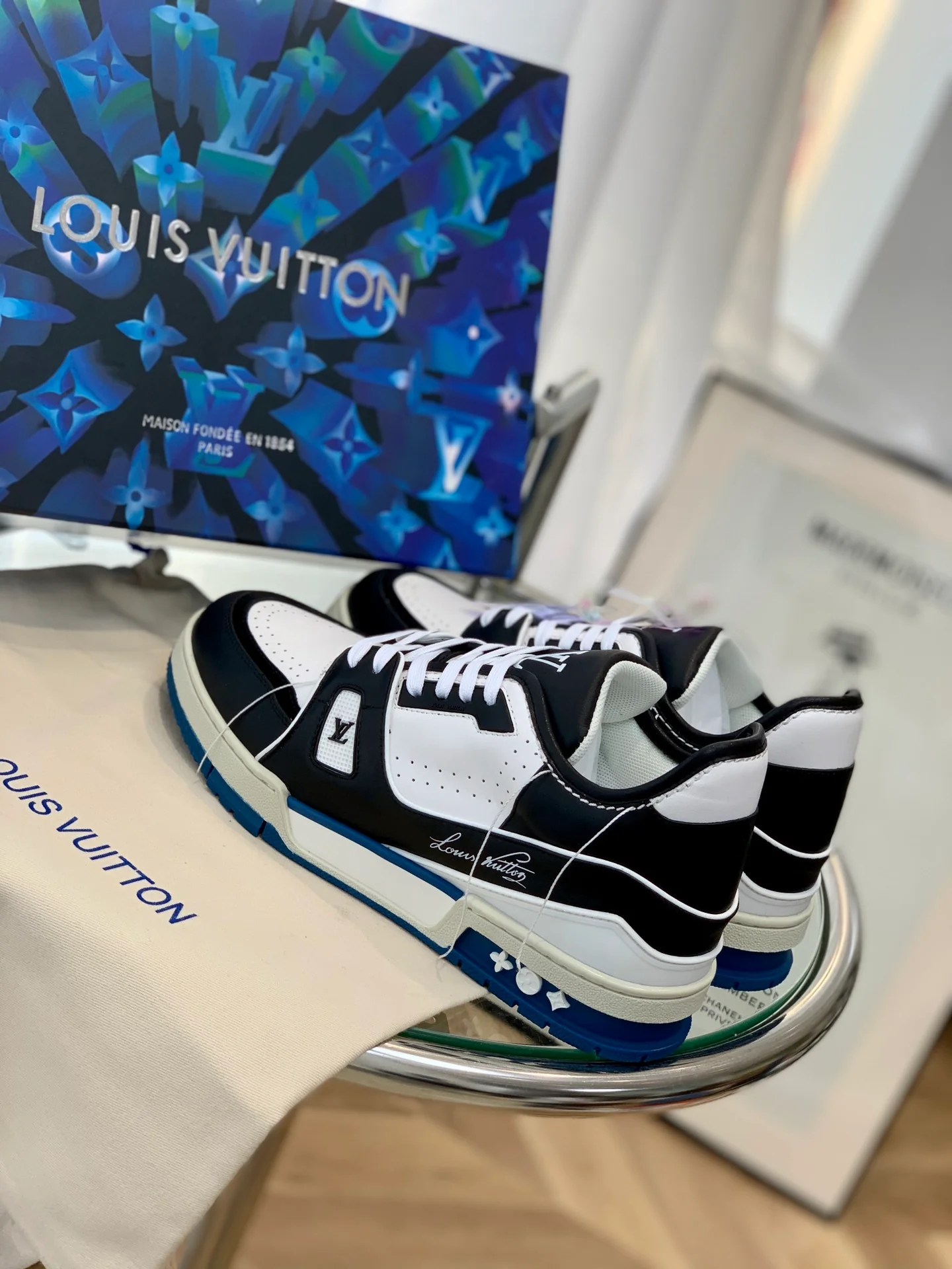 Кроссовки LV Trainer Series - Унисекс - Черные - 1