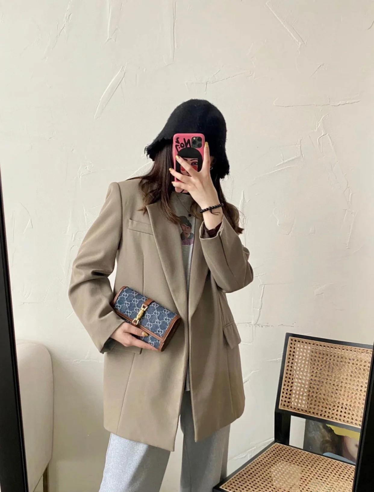 Сумка Gucci Jackie на цепочке - серия Denim