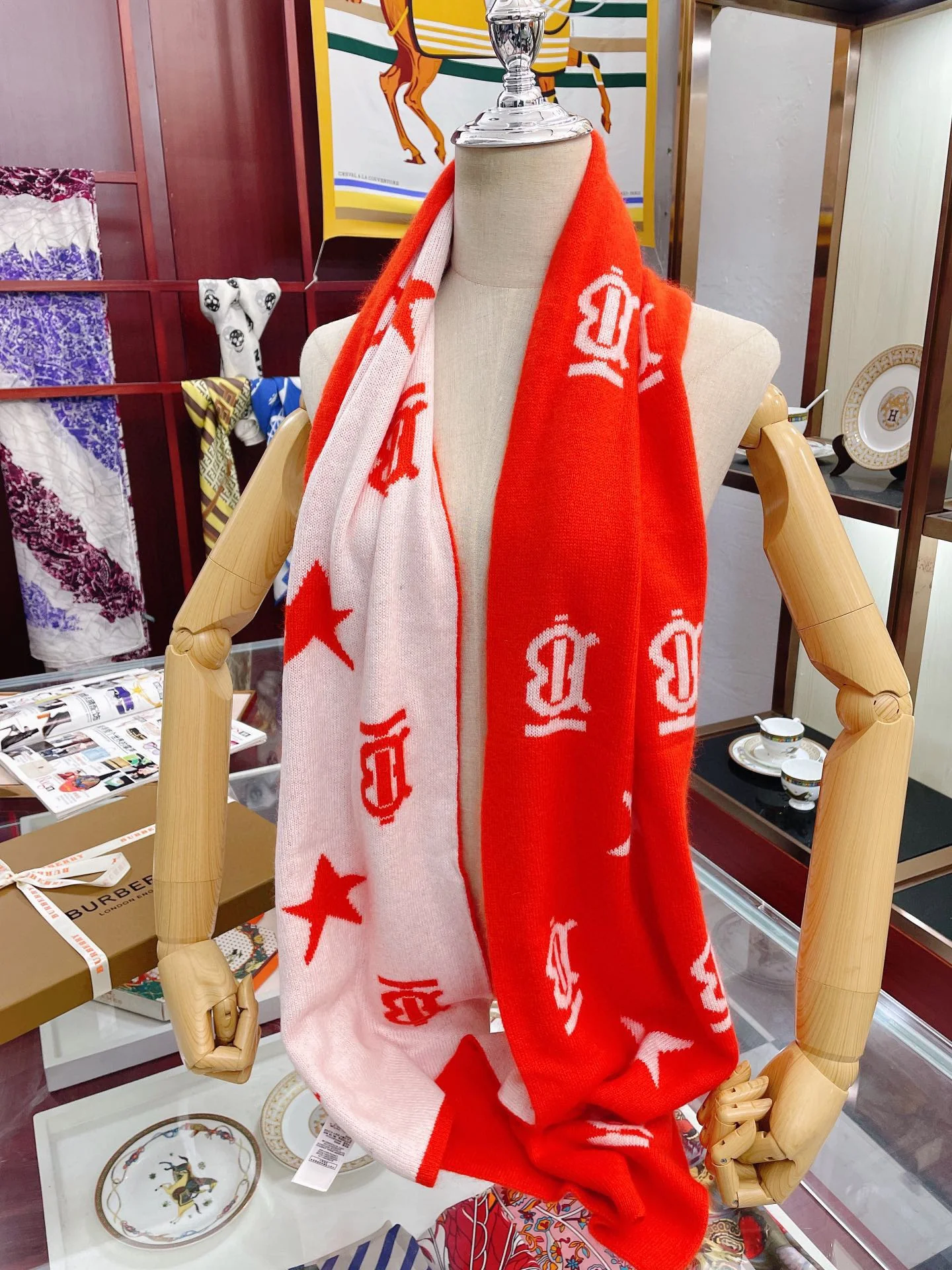 Burberr - Двусторонний шарф