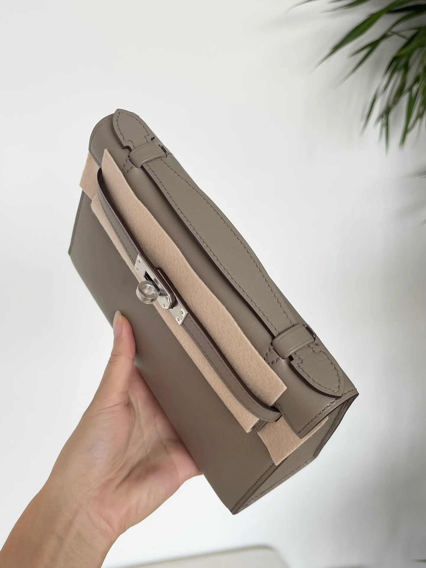 Hermes Kelly Mini 1st Generation M8 Silver Buckle