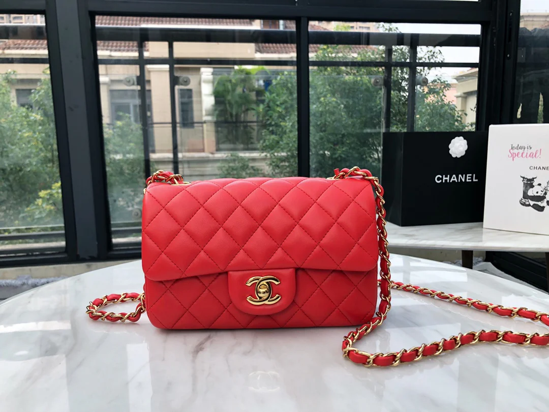 Сумка Chanel CF весна/лето 2019 - овечья кожа - 20 см - 1