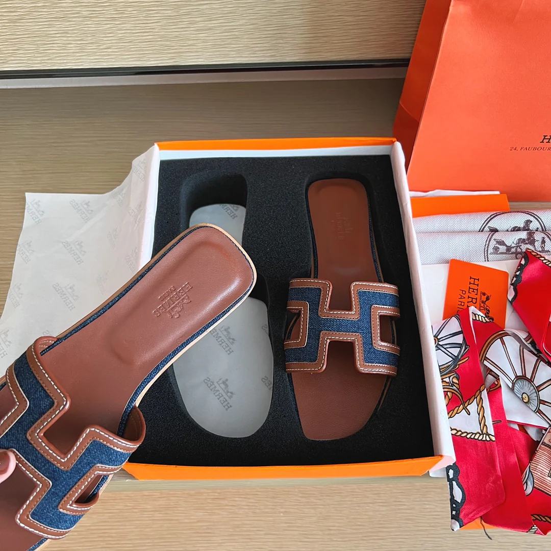 Сандалии Hermes-h Flat Sandals-6