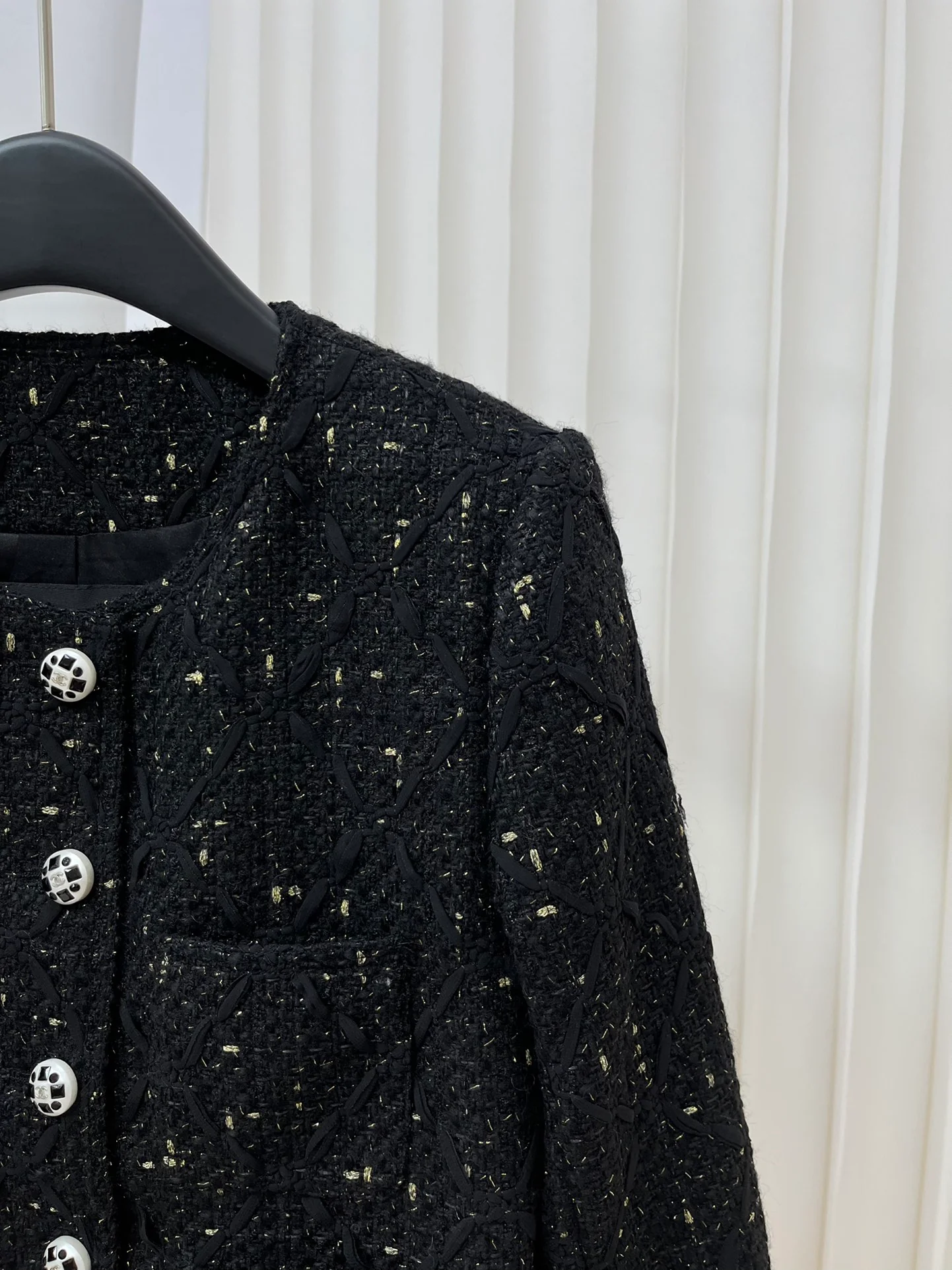 Куртка Chanel 2403 ?Камелия? — черная