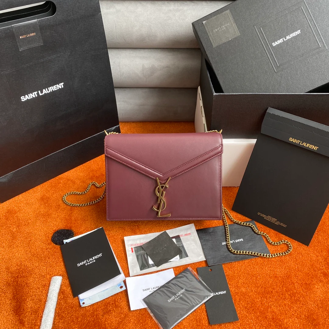 Сумка-конверт YSL Cassandra из плетеной ткани - 2 шт.